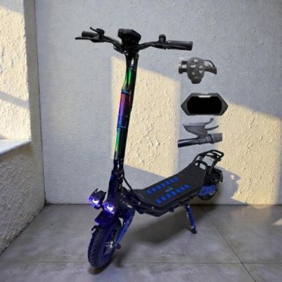 صورة سكوتر الهلاند برو اثنين دنمو اجمالي 3200 واط – تصميم رياضي مع إضاءة وشاشة إلكترونية